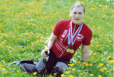 Чемпионка ПФО по тяжелой атлетике среди женщин Олеся Старостина. 