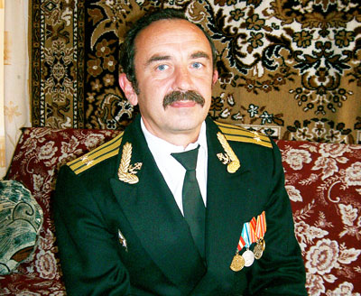 Капитан 2-го ранга Валерий Коржавин.  ФОТО Анастасии Григорьевой.