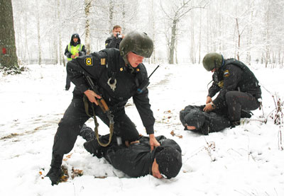 “Грабители” задержаны. Фото Валерия Бакланова.