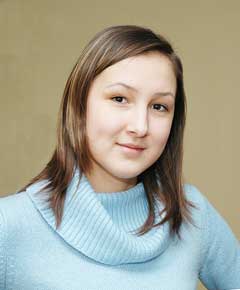 Оксана Герасимова, ученица 11 класса школы № 9