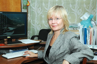 “Учитель года Чувашии-2008” Екатерина Воеводина. Фото Валерия Бакланова.