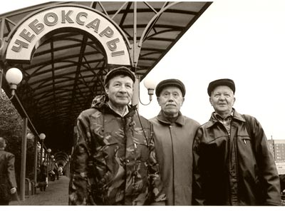 В.Ермолаев, В.Сорокин, В.Иванов (слева направо). Фото автора.