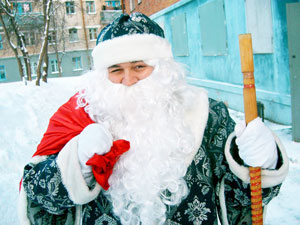 Дед Мороз — Илья Родионов. Фото Валерия Бакланова.