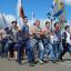 На праздник моряки пришли строем, запевая “Катюшу”.  Фото Сергея Петрова