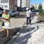“Тротуар ýже не стал”, — утверждает подрядчик работ во дворе дома № 38 по ул. Строителей. Фото автора 