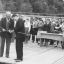 Открытие бассейна в “Звездочке” (август 1984 года). Леонид Пивоваров и Леонид Шевницын (внизу, слева). 