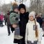 Юлия Борисовна с детьми Володей и Кристиной