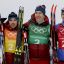 Лыжники Андрей Ларьков, Александр Большунов, Алексей Червоткин и Денис Спицов. 