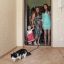 Сестры Наталья и Анастасия Порфирьевы и малышка Лиза: кошка на счастье. Фото Марии Смирновой