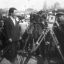 Чебоксары. 30-е годы прошлого века. И.Максимов-Кошкинский (слева) на съемках. Архивное фото 