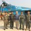 Вячеслав Платонов (в центре) с летчиками Мьянмы. Фото из архива В.Платонова 