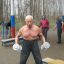 Владимир Атаманов — многократный чемпион республики по тяжелой атлетике — и сегодня в отличной форме.  Фото автора