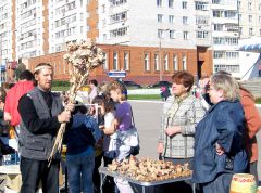 А розы из бересты. День рожденья — славный праздник! День города Новочебоксарск-2012 