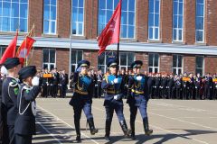Более 300 кадет приняли участие в «Кадетской поверке» Кадетская поверка 