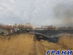 Фото автораПал напал на Новочебоксарск пал травы 