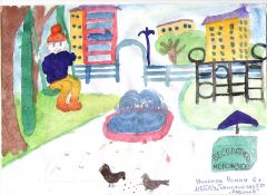 Рисунок Романа Никонова,  6 лет, детсад № 27.Судьбы моей параллель На Парнасе День города Новочебоксарск-2018 