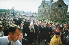 Визит Патриарха Алексия II в Новочебоксарск (2001 год).Летопись создаем вместе Фотопроект Летопись создаем вместе 