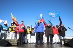 Глава Чувашии Михаил Игнатьев приветствовал участников соревнований по конным бегам «Ледяной Кубок Чувашии – 2019»