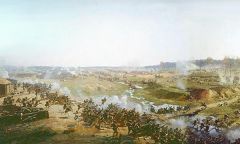 Фрагмент панорамы "Бородинская битва" Вековой юбилей  великой панорамы 2012 - год российской истории 