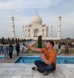 Знаменитый Тадж-Махал в Агре — символ Индии.Из России до Гималаев: экстремальные 17 тысяч километров Открываем мир 