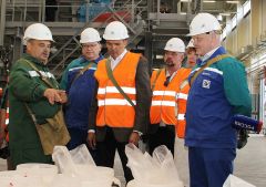  Производственные площадки ПАО «Химпром» посетил Глава Чувашии Михаил Игнатьев Химпром 