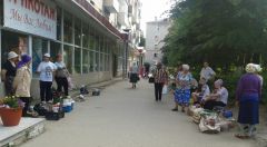 Бойкая торговля  идет  на ул. Винокурова, 21.Кому — укропчик,  а кому — проблемы рынок 