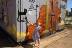  В Чебоксарах уничтожили граффити по мотивам Гарри Поттера