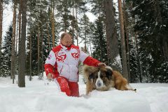 41d45950e0d4a0734d22.jpegПрогулка Владимира Путина с собаками (фото) собаки путин 