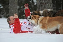 41d45950f0f397894d42.jpegПрогулка Владимира Путина с собаками (фото) собаки путин 
