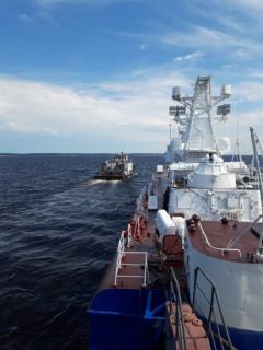 Пограничный сторожевой корабль «Чебоксары» уже на пути домой Сторожевой корабль 