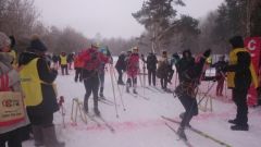 В Ельниковской роще состоялись республиканские соревнования по спортивному туризму на лыжных дистанциях