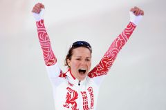 Ольга Граф. Фото http://www.rg.ruБронза Ольги Граф стала первой медалью России на Олимпиаде Сочи-2014 