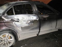 Фото ГУ МЧС России по ЧРВ Новочебоксарске вспыхнула иномарка поджог автомобилей 