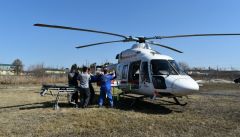 Вертолет санавиации доставил пациентку из Чувашии в Москву санавиация 