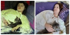 Картина И. Крамского “Девушка с кошкой” и Татьяна Синицкая в образе. Девушка Крамского #сидимдома 
