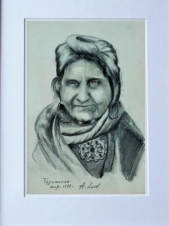 Бабушка туркменкаЭтнографическая выставка портретов "Все мы люди" открывается в Доме Дружбы народов Дом дружбы народов 