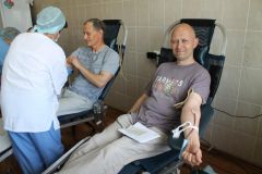 Донация14 литров крови сдали доноры на Чебоксарской ГЭС РусГидро 