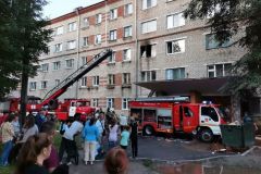 Фото МЧС России по ЧувашииВ Новочебоксарске при пожаре погиб человек Пожар в общежитии 