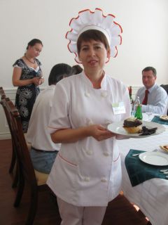 Управляющая предприятием питания при заводоуправлении Антонина ШАХЕЕВА,Турнедо из говядины Конкурс “Мое национальное блюдо” 