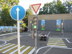 В Чебоксарах открыли новую автоплощадку по безопасности дорожного движения