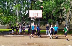  Химики приняли участие в соревнованиях по баскетболу "Оранжевый мяч" Химпром 