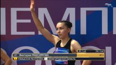Виктория Максимова - серебряный призер чемпионата России в помещении