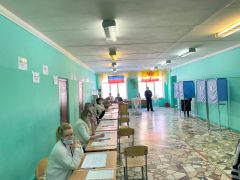 Члены Штаба общественного наблюдения посещают избирательные участки Выборы-2024 