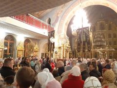 Пасхальное богослужение в Соборе святого князя Владимира в Новочебоксарске Пасха 