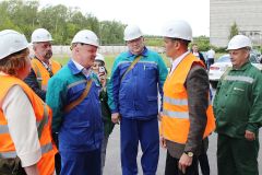  Производственные площадки ПАО «Химпром» посетил Глава Чувашии Михаил Игнатьев Химпром 