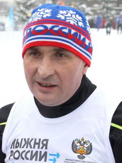 Глава Чувашии Олег НИКОЛАЕВ.На трассе самые морозоустойчивые Лыжня России-2024 