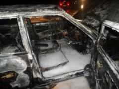 В Новочебоксарске загорелся автомобиль