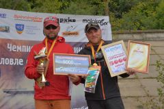 Победители Олег Блинов и Сергей Воронцов из Новочебоксарска.Спортивная рыбалка: когда размер имеет значение рыбалка 