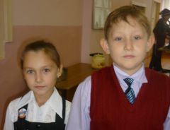 Данил и Катя, 1-й класс, школа № 2Оценка поварам от школяров школьное питание 