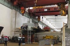 Сборка рабочего колеса гидротурбины N 3На Чебоксарской ГЭС модернизировали 14 гидротурбин из 18 РусГидро 